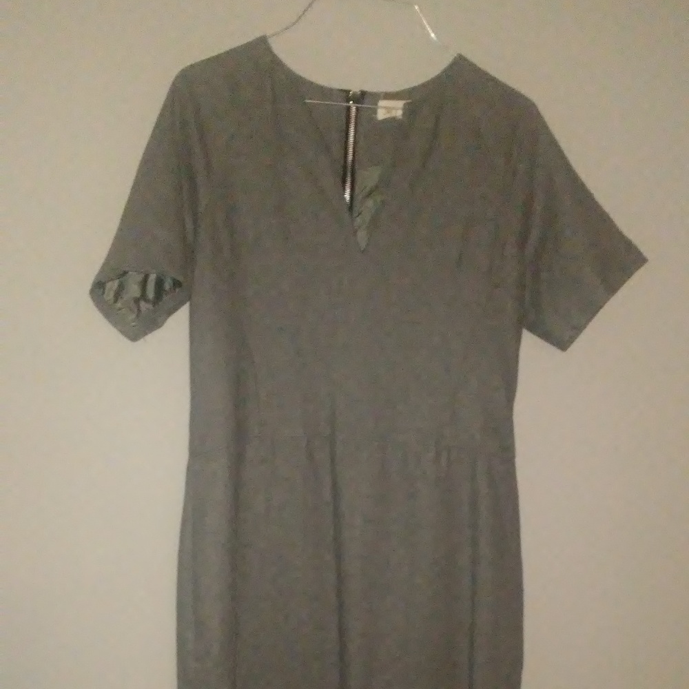 Womens grey 2x lined dress